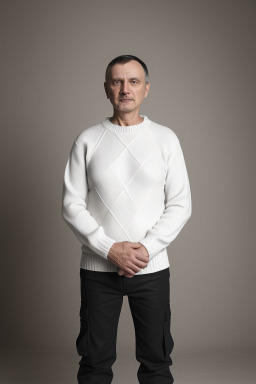 Belarusian 45 years male with  black hair