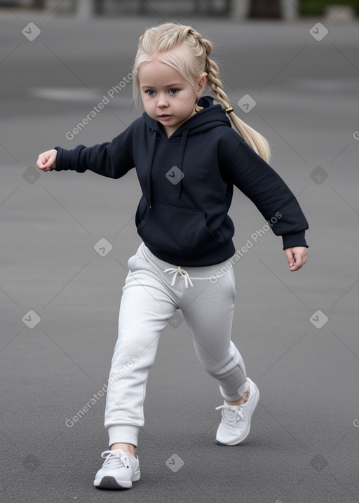 Swedish infant girl with  blonde hair