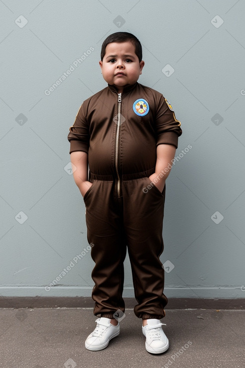 Guatemalan infant boy with  brown hair