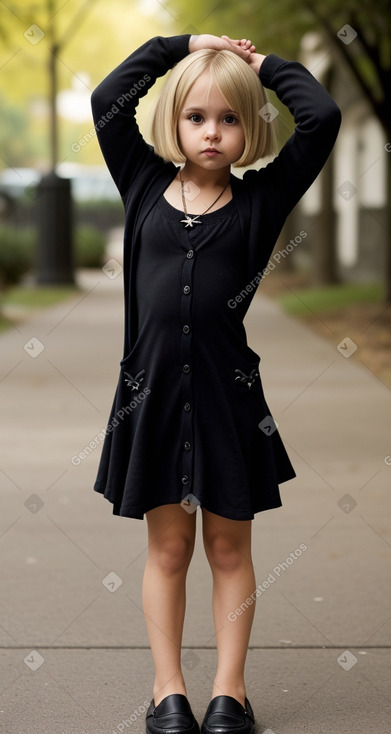 Hispanic infant girl with  blonde hair