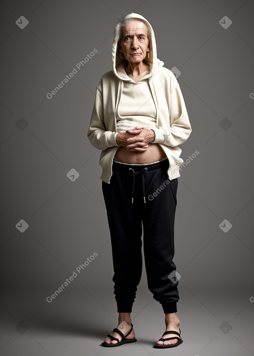 Jordanian elderly non-binary with  blonde hair