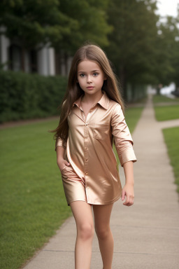 Child girl with  brown hair