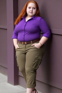 Honduran young adult female with  ginger hair