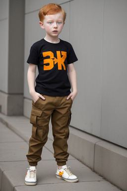 Ukrainian child boy with  ginger hair