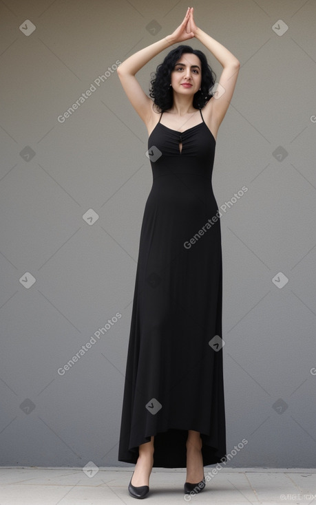 Azerbaijani 45 years female with  black hair