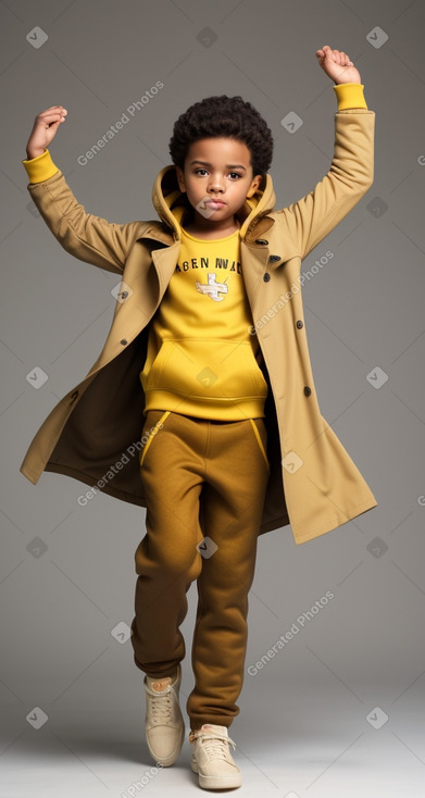 Dominican child boy with  brown hair