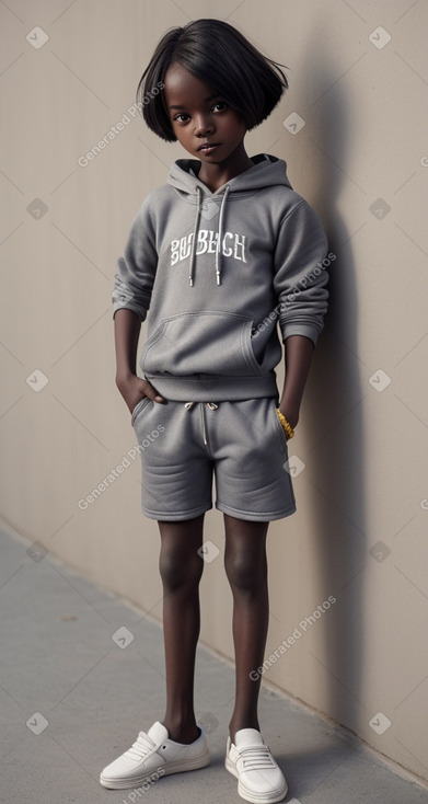 Sudanese child boy with  gray hair