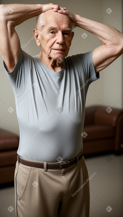 Hispanic elderly male with  ginger hair