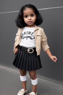 Dominican infant girl with  black hair