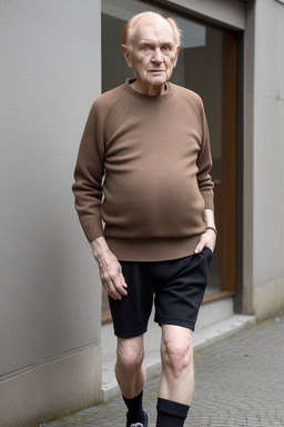 Slovak elderly male with  ginger hair