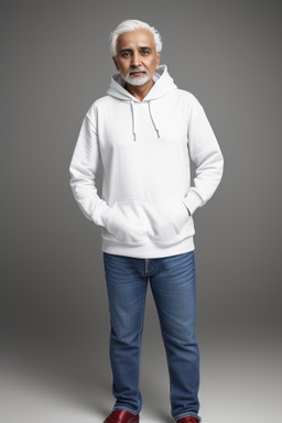 Omani 45 years male with  white hair