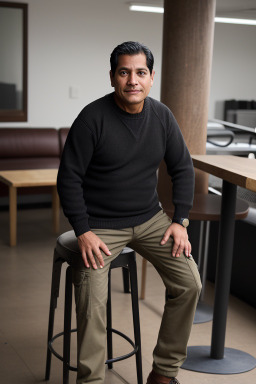 Ecuadorian middle-aged male with  black hair