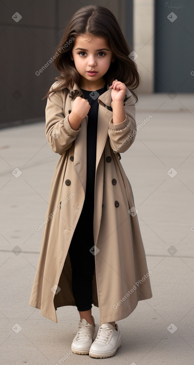 Iraqi infant girl with  brown hair