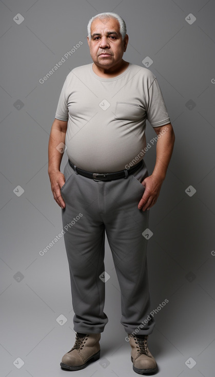 Tunisian elderly male with  gray hair