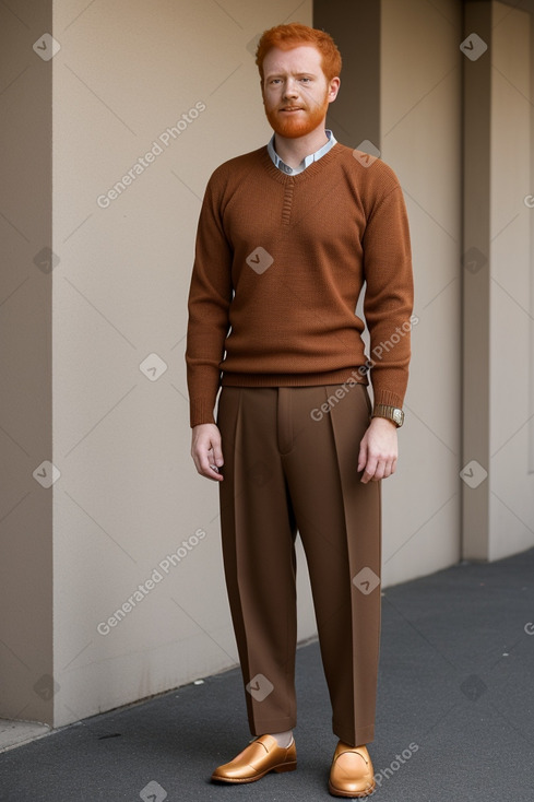 Venezuelan adult male with  ginger hair