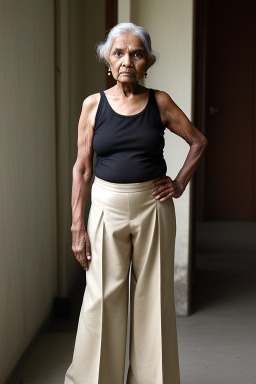 Bangladeshi elderly female with  black hair