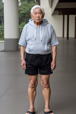 Thai elderly male with  white hair