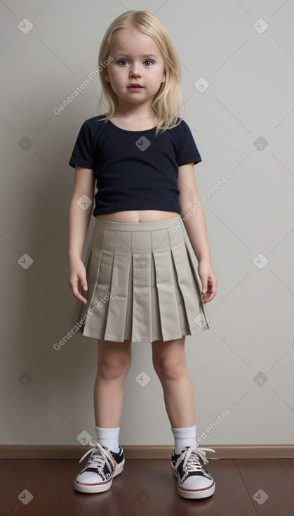 Norwegian infant girl with  blonde hair