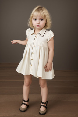 Argentine infant girl with  blonde hair