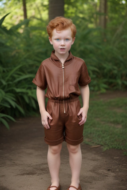 Child boy with  ginger hair