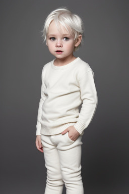 Norwegian infant boy with  white hair