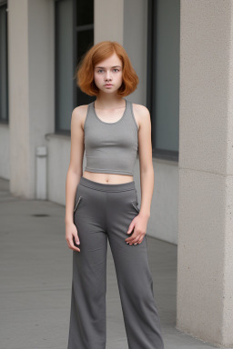 Chilean teenager girl with  ginger hair