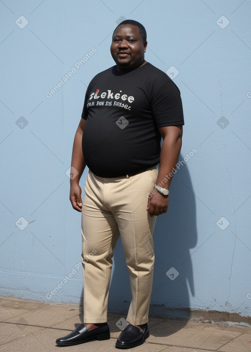 Togolese middle-aged male with  black hair