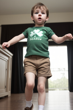 Irish infant boy with  brown hair