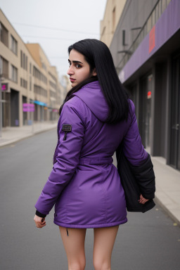 Armenian young adult female with  black hair