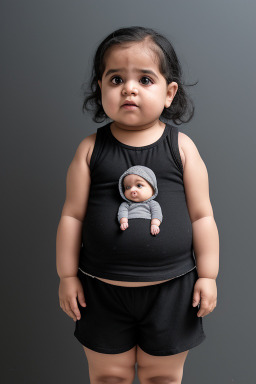 Yemeni infant girl with  gray hair