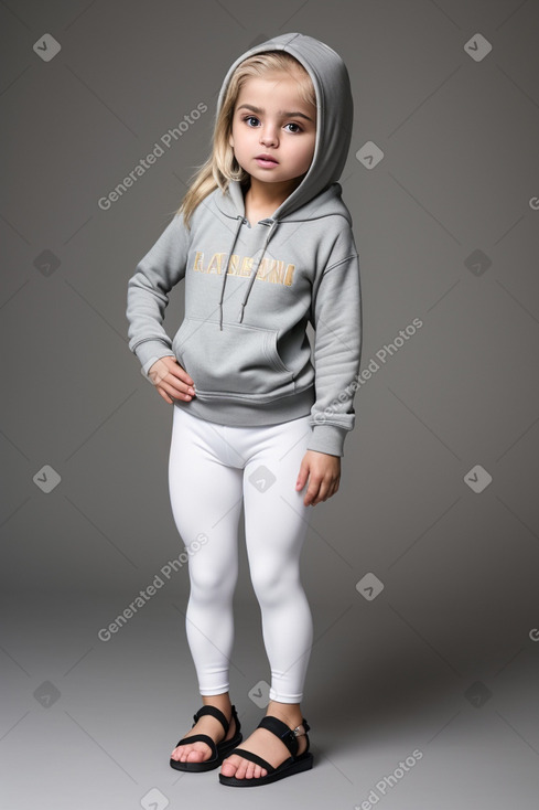 Iranian infant girl with  blonde hair