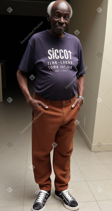 Elderly male with  ginger hair