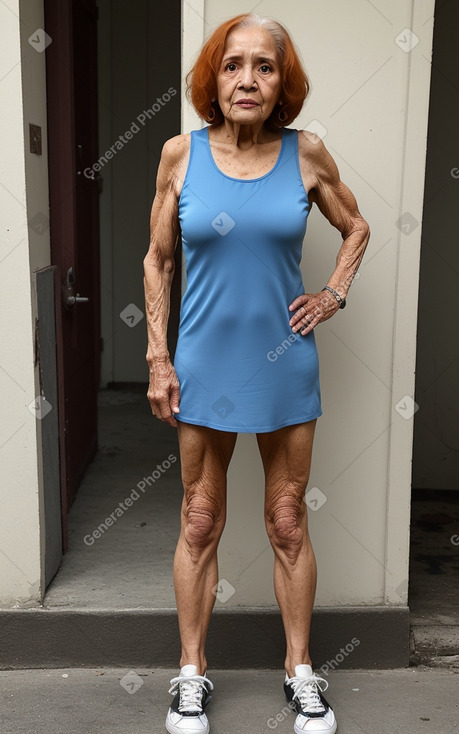 Venezuelan elderly female with  ginger hair