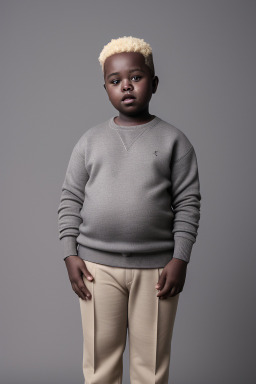 Sudanese child boy with  gray hair