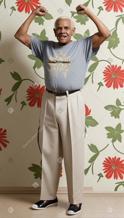 Dominican elderly male with  blonde hair