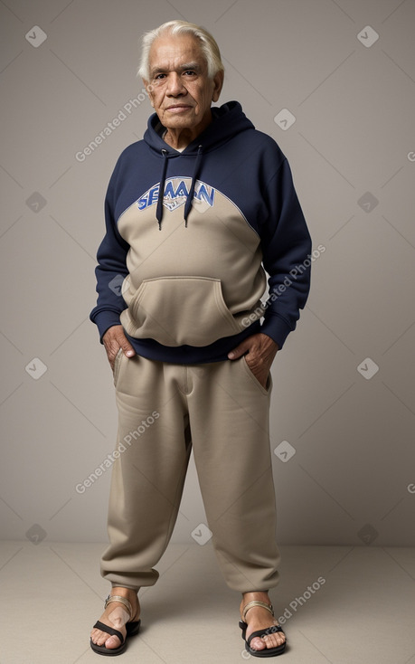 Honduran elderly male with  blonde hair