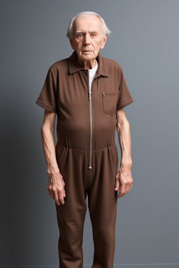 Swiss elderly male with  brown hair