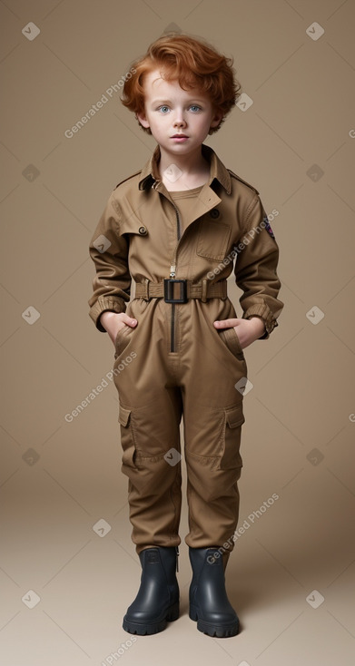 Child boy with  ginger hair