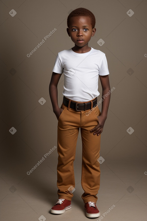 Kenyan child boy with  ginger hair