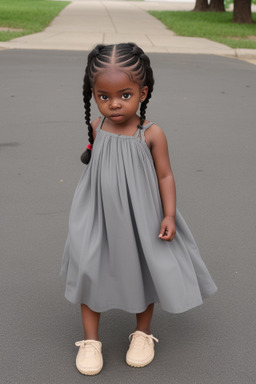 Nigerian infant girl with  gray hair