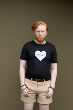 Ugandan adult non-binary with  ginger hair