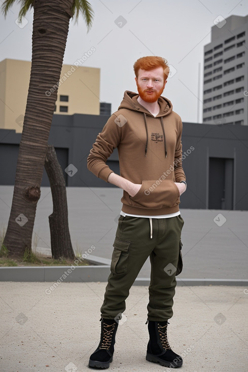 Kuwaiti adult male with  ginger hair