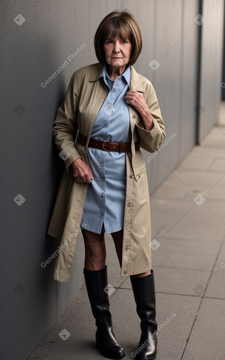 American elderly female 