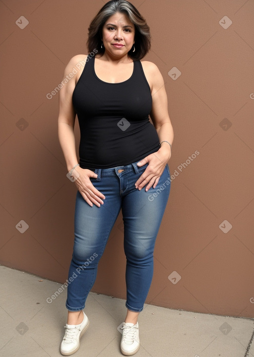 Hispanic middle-aged female 