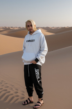 Kuwaiti adult non-binary with  blonde hair