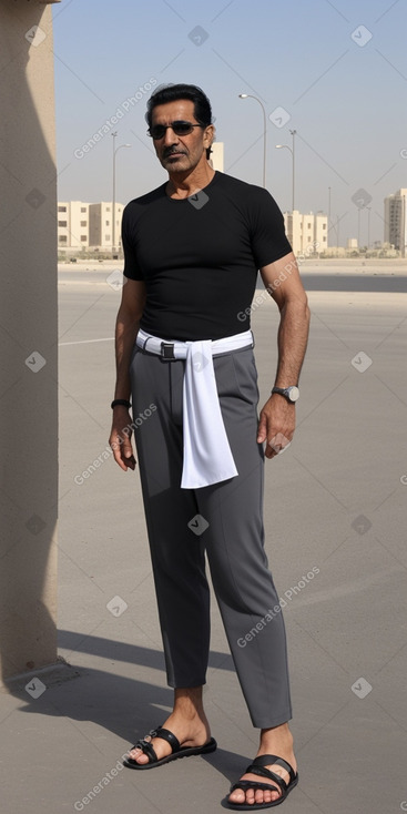 Kuwaiti 45 years male with  black hair