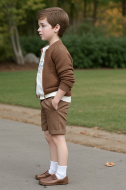 Child boy with  brown hair