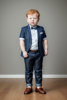 Polish infant boy with  ginger hair