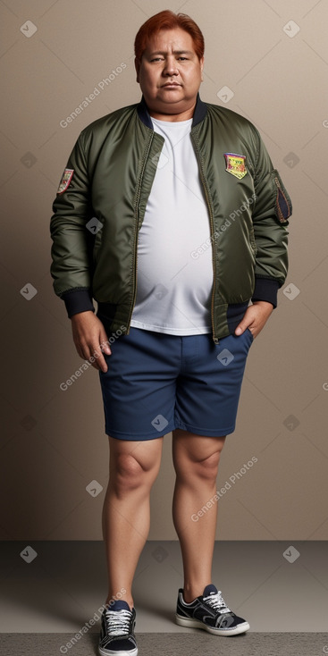 Bolivian middle-aged male with  ginger hair