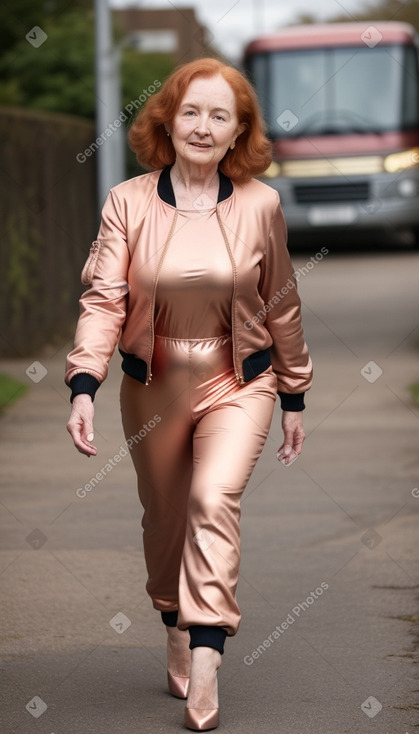 Elderly female with  ginger hair